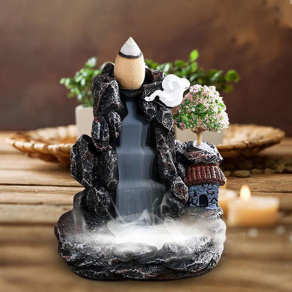 Waterfall Smoke Incense Burner - Yogi Emporium
