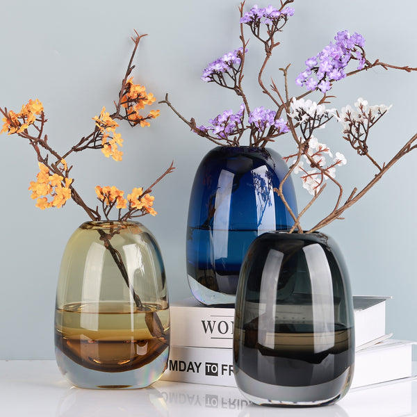 Amber Round Vase - Yogi Emporium